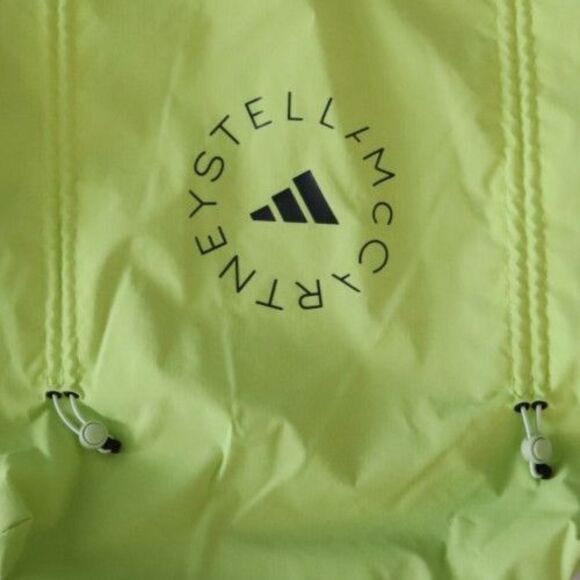 Stella McCartney x adidas JN7102 Unisex O/S Bahia Glow/Green aSMC Gymsack - Picture 5 of 11